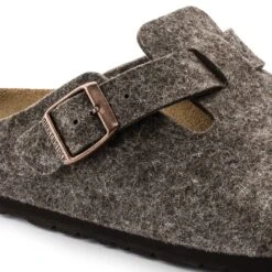 Birkenstock Boston Wool Felt Cacao -Birkenstock Shop 160583 detail 1