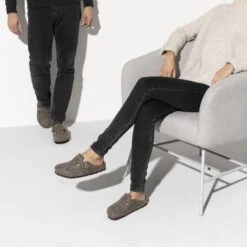 Birkenstock Boston Wool Felt Cacao -Birkenstock Shop 160583 detail 7