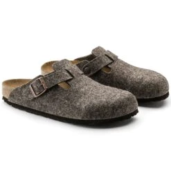 Birkenstock Boston Wool Felt Cacao -Birkenstock Shop 160583 pair