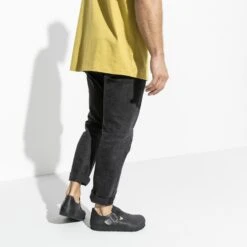 Birkenstock London Oiled Leather Black -Birkenstock Shop 166541 f look m