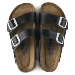 Birkenstock Arizona Soft Footbed Leather Black 7 Birkenstock Arizona Soft Footbed Leather Black -Birkenstock Shop 230154 top