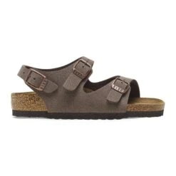 Birkenstock Roma Kids Birkibuc Mocha 17 Birkenstock Roma Kids Birkibuc Mocha -Birkenstock Shop 233071 side