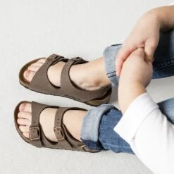 Birkenstock Roma Kids Birkibuc Mocha 18 Birkenstock Roma Kids Birkibuc Mocha -Birkenstock Shop 233073 f look g