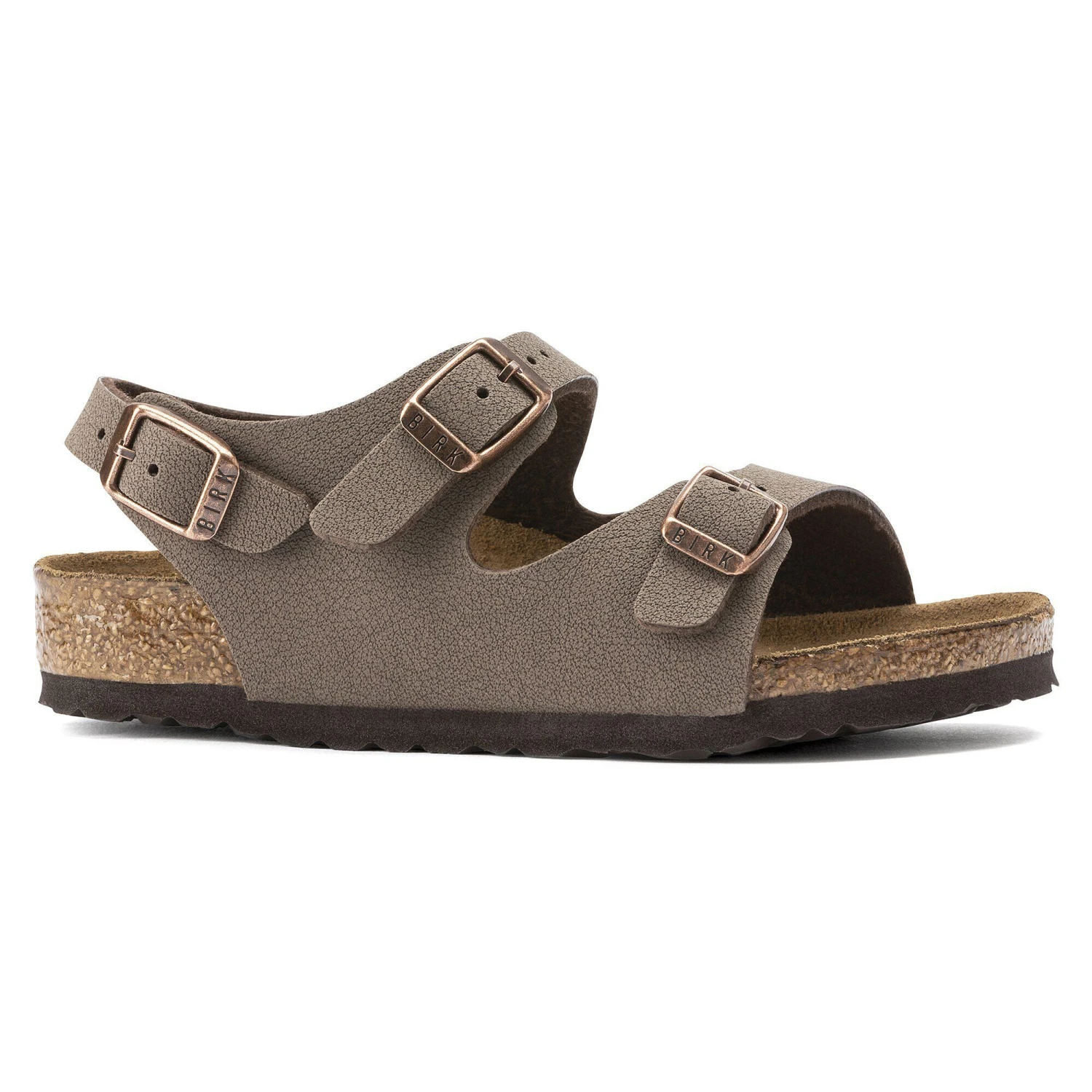 Birkenstock Roma Kids Birkibuc Mocha 5 Birkenstock Roma Kids Birkibuc Mocha - Image 5