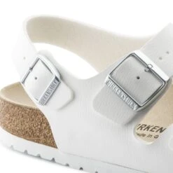 Birkenstock Milano Birko-Flor White 15 Birkenstock Milano Birko-Flor White -Birkenstock Shop 34733 detail 1