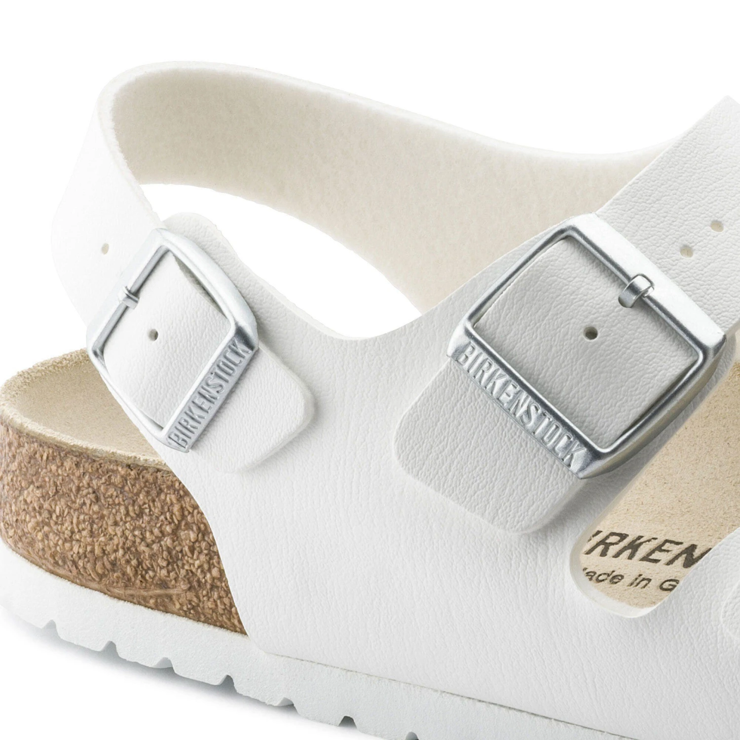 Birkenstock Milano Birko-Flor White 7 Birkenstock Milano Birko-Flor White - Image 7