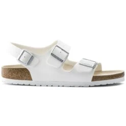 Birkenstock Milano Birko-Flor White 11 Birkenstock Milano Birko-Flor White -Birkenstock Shop 34733 side