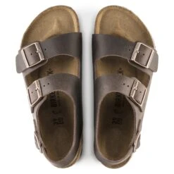 Birkenstock Milano Oiled Leather Habana -Birkenstock Shop 34871 top