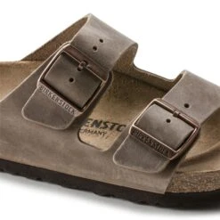 Birkenstock Arizona Oiled Leather Tobacco Brown -Birkenstock Shop 352203 detail 1