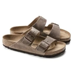 Birkenstock Arizona Oiled Leather Tobacco Brown -Birkenstock Shop 352203 pair