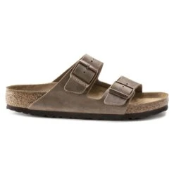 Birkenstock Arizona Oiled Leather Tobacco Brown -Birkenstock Shop 352203 side