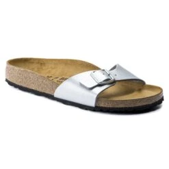Birkenstock Madrid Birko-Flor Silver