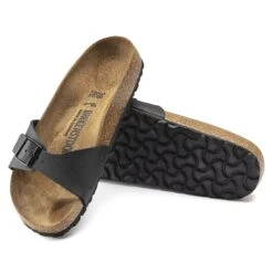 Birkenstock Madrid Birko-Flor Black -Birkenstock Shop 40793 sole