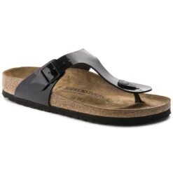 Birkenstock Gizeh Birko-Flor Patent Black Patent