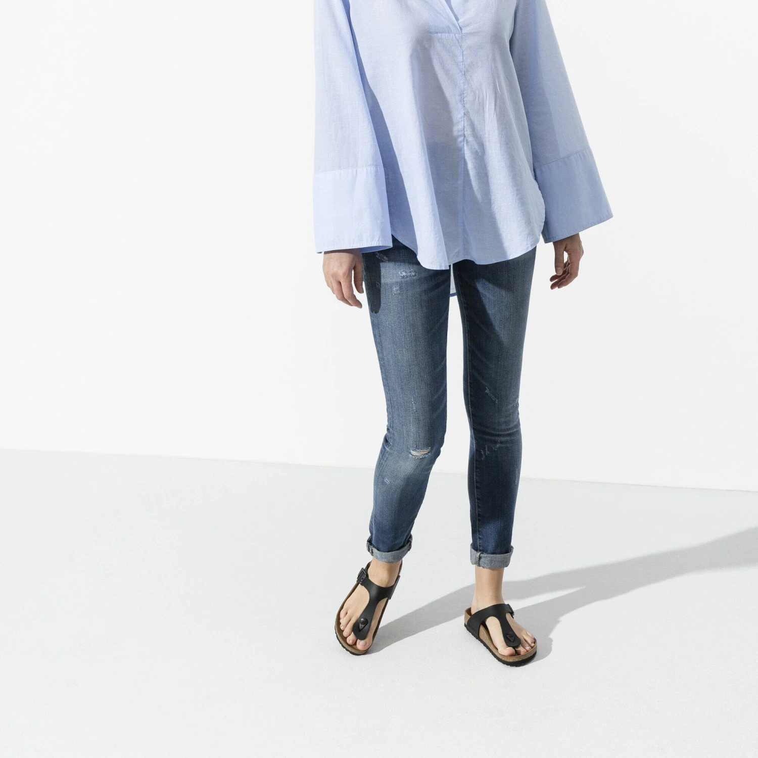 Birkenstock Gizeh Birko-Flor Black 7 Birkenstock Gizeh Birko-Flor Black - Image 7