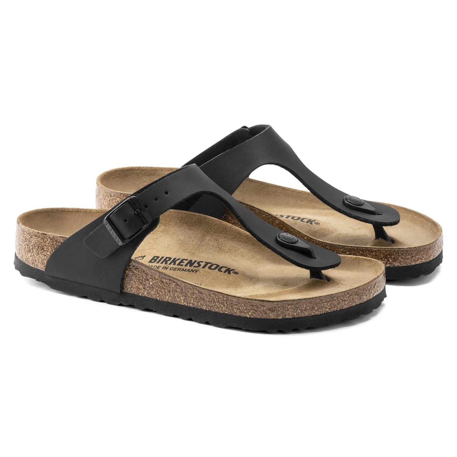 Birkenstock Gizeh Birko-Flor Black 6 Birkenstock Gizeh Birko-Flor Black - Image 6