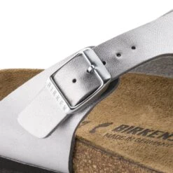 Birkenstock Gizeh Birko-Flor Silver -Birkenstock Shop 43853 detail 1