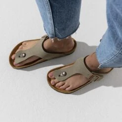 Birkenstock Ramses Birkibuc Stone -Birkenstock Shop 44051 detail 6