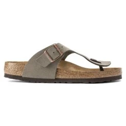 Birkenstock Ramses Birkibuc Stone -Birkenstock Shop 44051 side