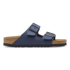 Birkenstock Arizona Soft Footbed Birko-Flor Blue -Birkenstock Shop 51061 side