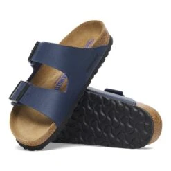 Birkenstock Arizona Soft Footbed Birko-Flor Blue -Birkenstock Shop 51061 sole