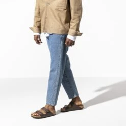 Birkenstock Arizona Birko-Flor Dark Brown -Birkenstock Shop 51703 f look m