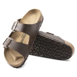 Birkenstock Arizona Birko-Flor Dark Brown -Birkenstock Shop 51703 sole