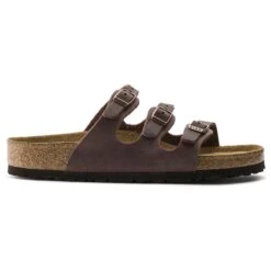 Birkenstock Florida Soft Footbed Oiled Leather Habana -Birkenstock Shop 53901 side