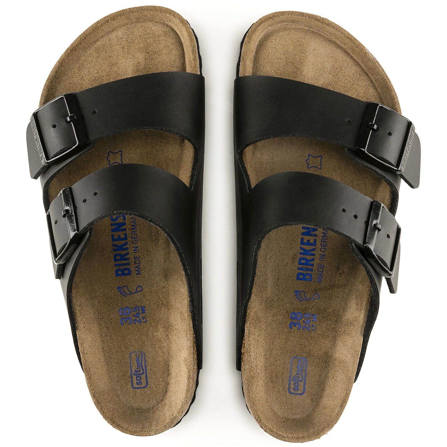 Birkenstock Arizona Soft Footbed Birko-Flor Black 2 Birkenstock Arizona Soft Footbed Birko-Flor Black - Image 2