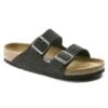 Birkenstock Arizona Soft Footbed Suede Leather Velvet Gray -Birkenstock Shop 552321