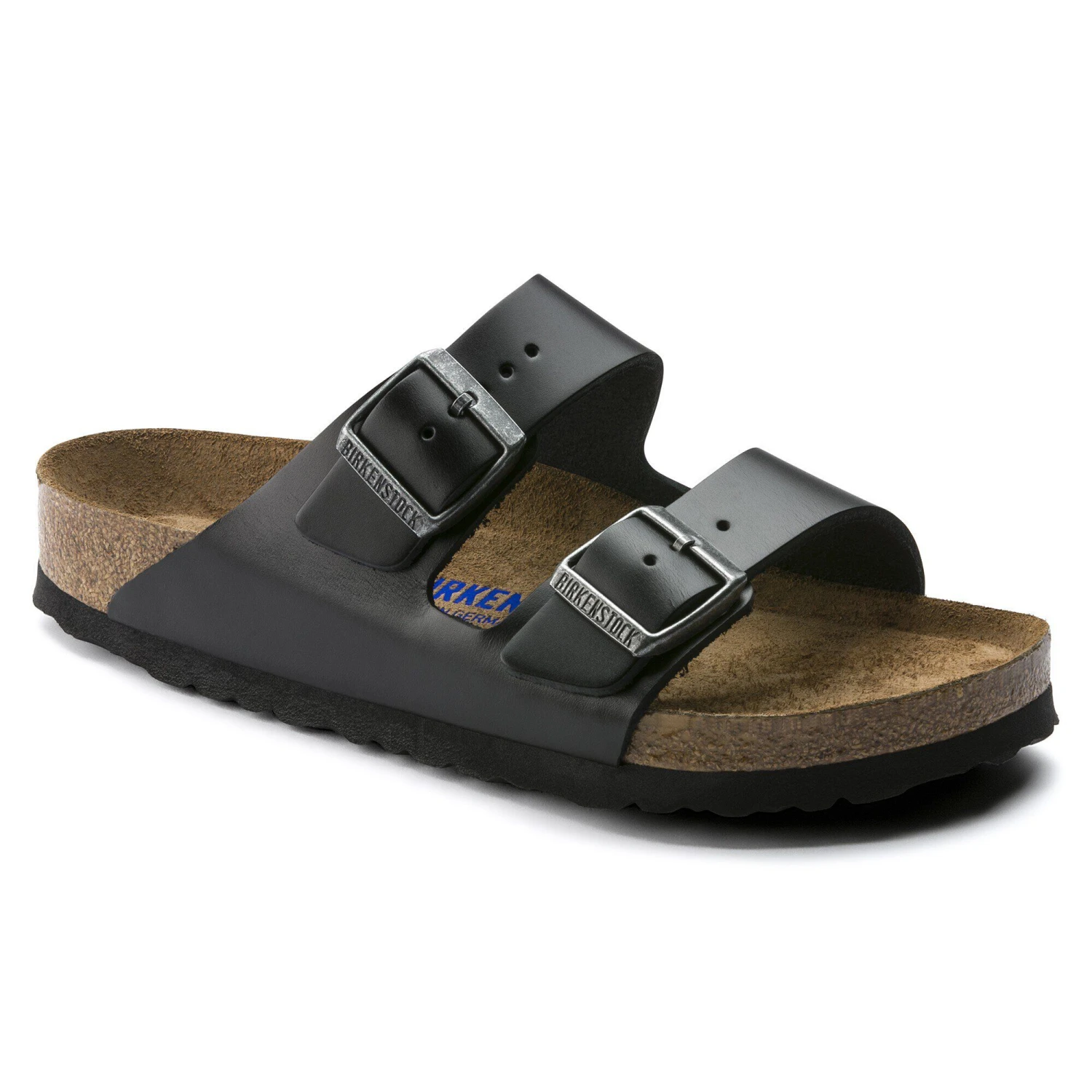 Birkenstock Arizona Soft Footbed Smooth Leather Amalfi Black 1 Birkenstock Arizona Soft Footbed Smooth Leather Amalfi Black