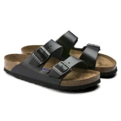 Birkenstock Arizona Soft Footbed Smooth Leather Amalfi Black 12 Birkenstock Arizona Soft Footbed Smooth Leather Amalfi Black -Birkenstock Shop 552331 pair