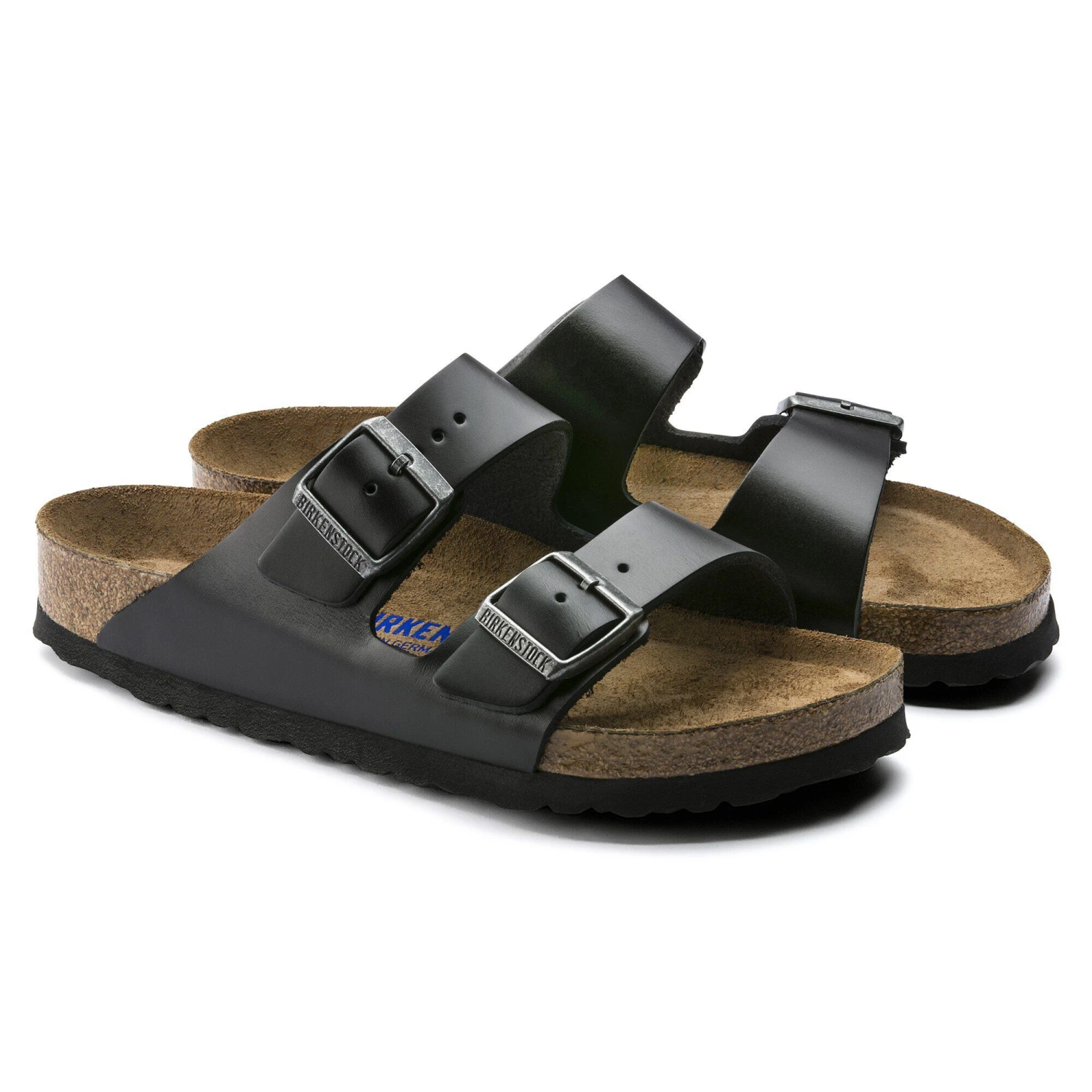 Birkenstock Arizona Soft Footbed Smooth Leather Amalfi Black 5 Birkenstock Arizona Soft Footbed Smooth Leather Amalfi Black - Image 5