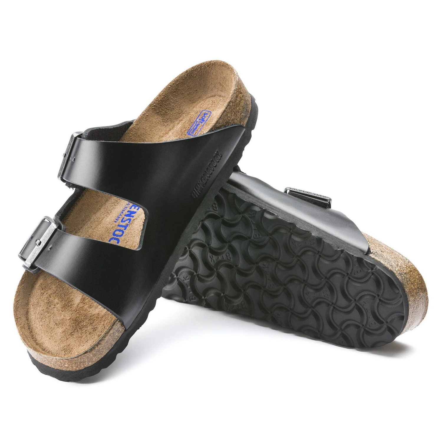 Birkenstock Arizona Soft Footbed Smooth Leather Amalfi Black 6 Birkenstock Arizona Soft Footbed Smooth Leather Amalfi Black - Image 6