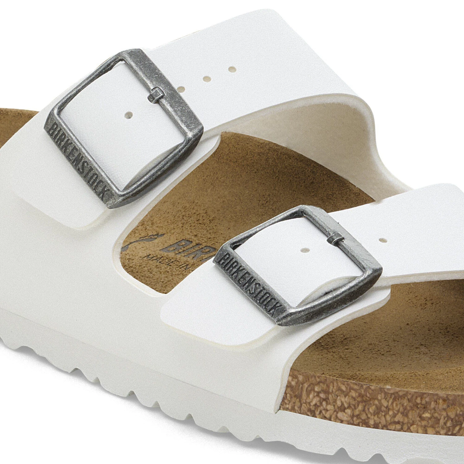 Birkenstock Arizona Birko-Flor White 7 Birkenstock Arizona Birko-Flor White - Image 7