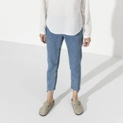 Birkenstock Boston Soft Footbed Suede Leather Taupe -Birkenstock Shop 560771 f look f