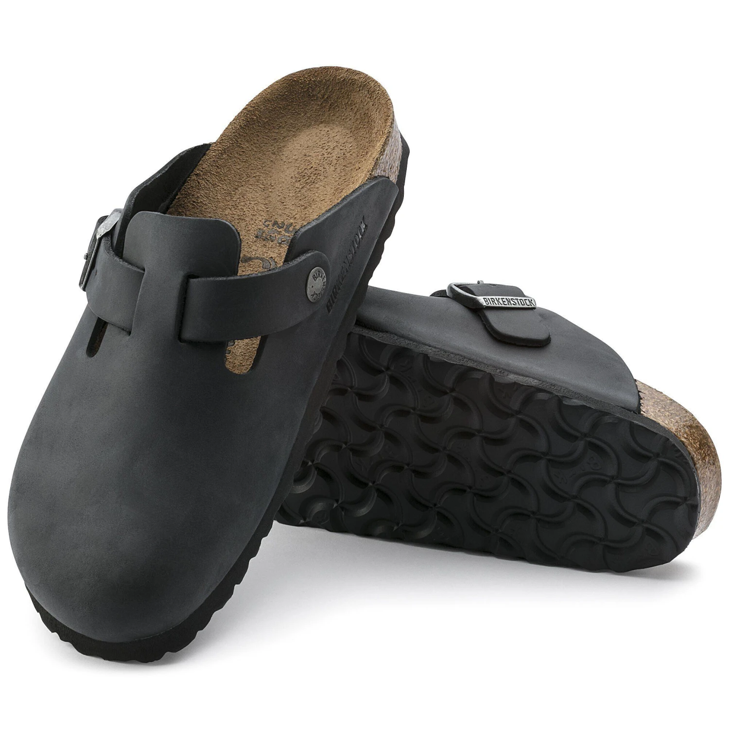 Birkenstock Boston Oiled Leather Black 6 Birkenstock Boston Oiled Leather Black - Image 6