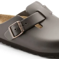 Birkenstock Boston Leather Dark Brown 14 Birkenstock Boston Leather Dark Brown -Birkenstock Shop 60103 detail 1