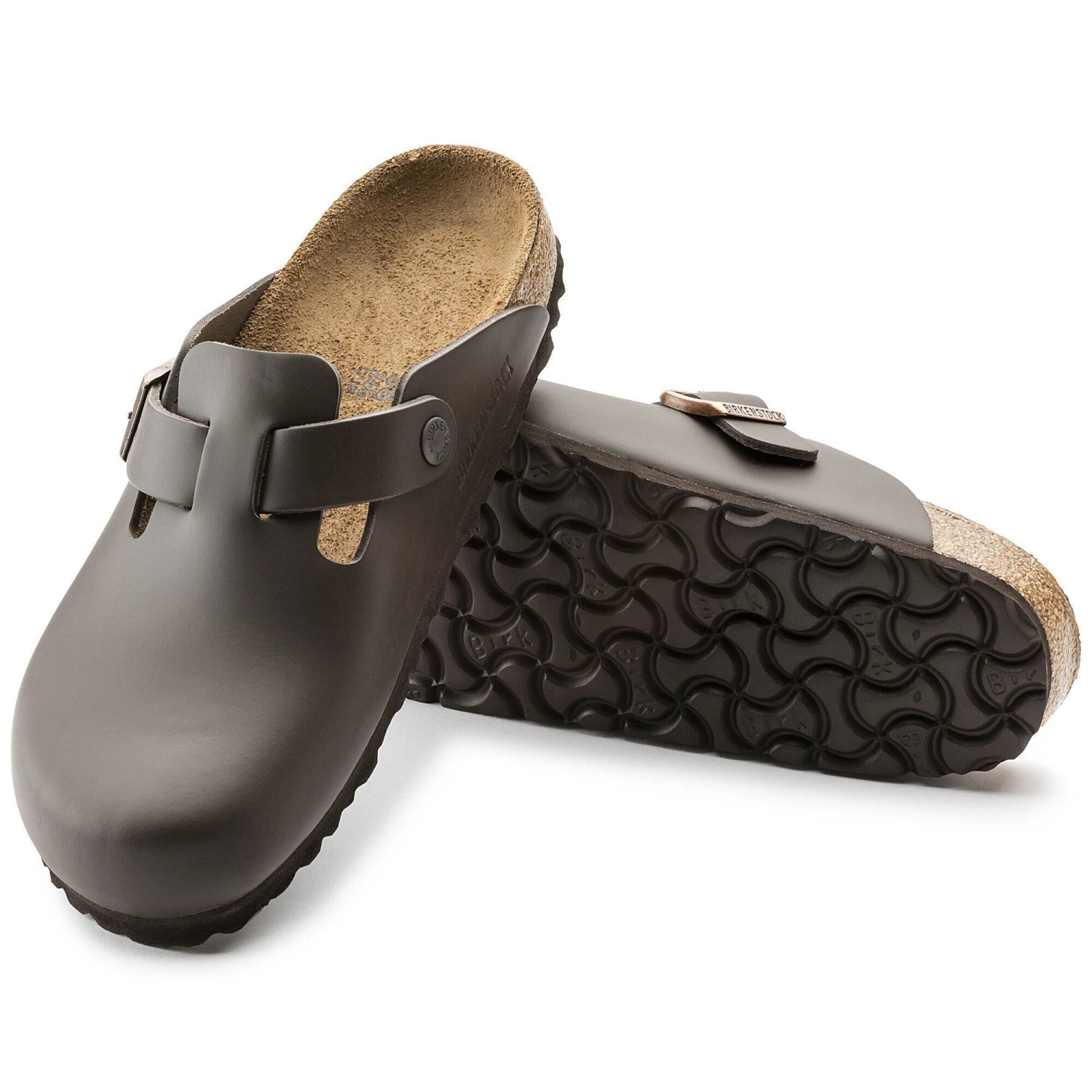 Birkenstock Boston Leather Dark Brown 5 Birkenstock Boston Leather Dark Brown - Image 5