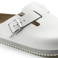 Birkenstock Boston Super Grip Leather White 18 Birkenstock Boston Super Grip Leather White -Birkenstock Shop 60136 detail 1