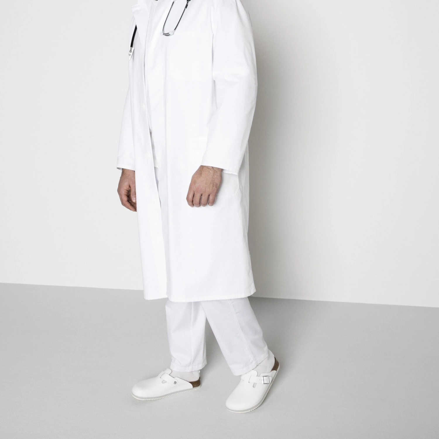 Birkenstock Boston Super Grip Leather White 8 Birkenstock Boston Super Grip Leather White - Image 8