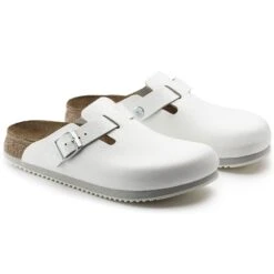 Birkenstock Boston Super Grip Leather White 13 Birkenstock Boston Super Grip Leather White -Birkenstock Shop 60136 pair