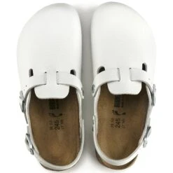 Birkenstock Tokio Super Grip Leather White -Birkenstock Shop 61136 top