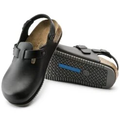 Birkenstock Tokio Super Grip Leather Black -Birkenstock Shop 61196 sole