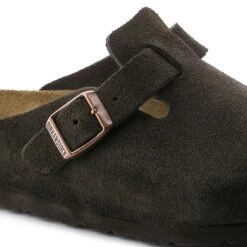 Birkenstock Boston Soft Footbed Suede Leather Mocha -Birkenstock Shop 660461 detail 1