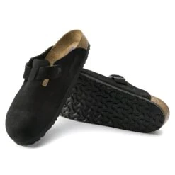 Birkenstock Boston Soft Footbed Suede Leather Black 14 Birkenstock Boston Soft Footbed Suede Leather Black -Birkenstock Shop 660473 sole