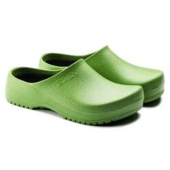 Birkenstock Super-Birki Polyurethane Apple Green -Birkenstock Shop 68081 pair