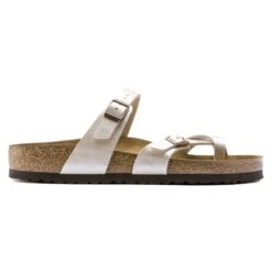 Birkenstock Mayari Birko-Flor Graceful Pearl White -Birkenstock Shop 71661 side