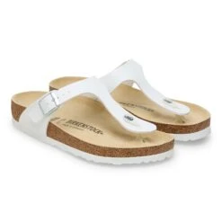 Birkenstock Gizeh Birko-Flor White -Birkenstock Shop 745531 pair