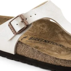 Birkenstock Gizeh Birko-Flor Graceful Pearl White -Birkenstock Shop 943873 detail 1
